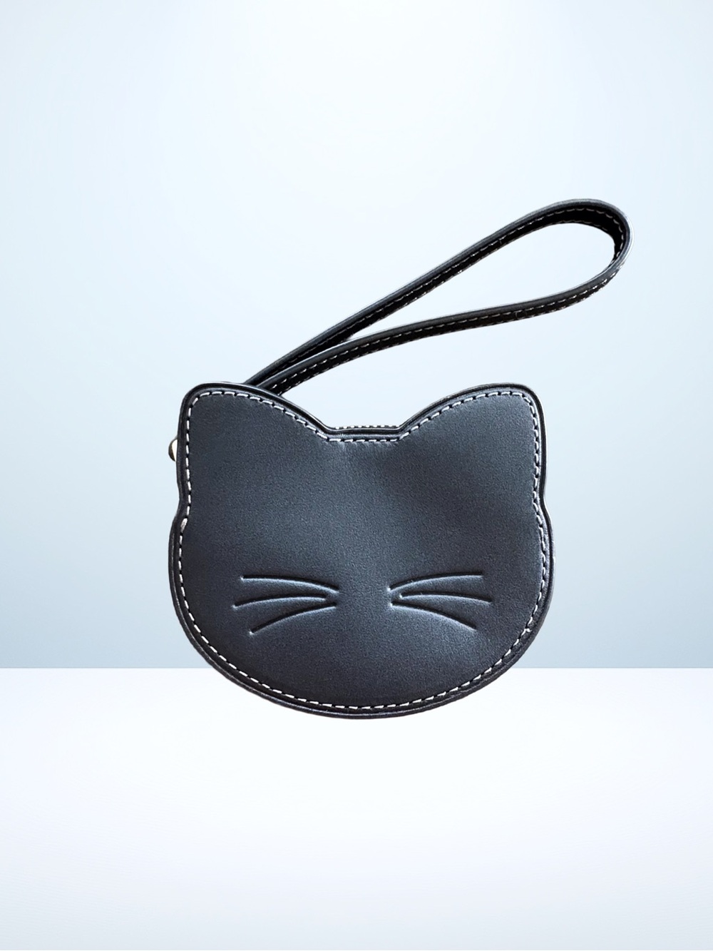 Coach Halloween Black Cat Wristlet Coin Case